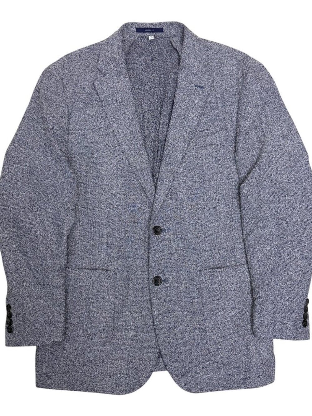 HARDY AMIES Savile Row Sport Jacket Blazer HEDDON FIT Linen Blend Blue 40R